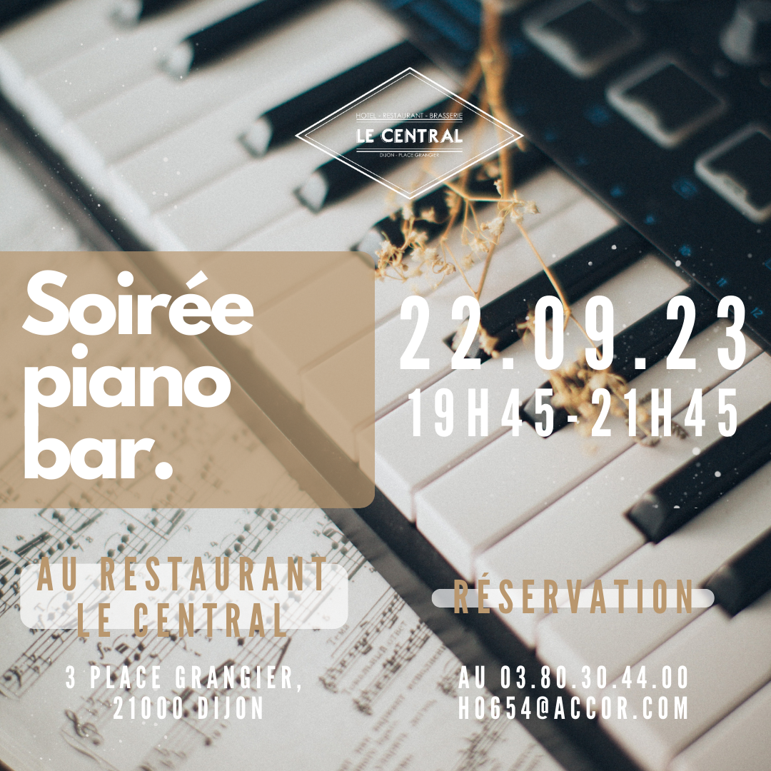 Soirée piano bar dijon